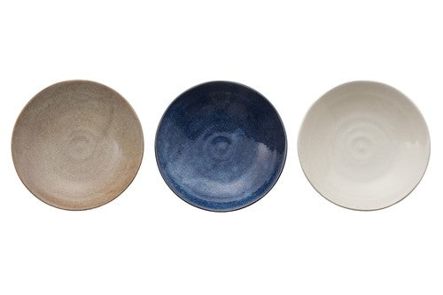 Mino Ware Ultra-Lightweight Ceramic Nesting Bowls & Deep Plates Set (6-Piece)