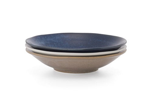 Mino Ware Ultra-Lightweight Ceramic Nesting Bowls & Deep Plates Set (6-Piece)