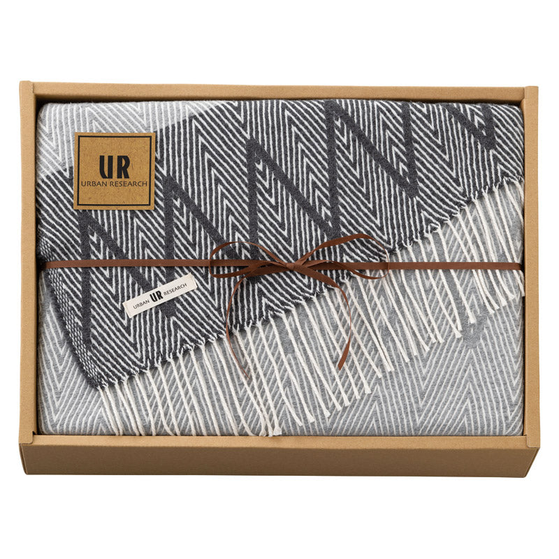 URBAN RESEARCH Tokyo Crafted Pure Cotton Lounge Blanket